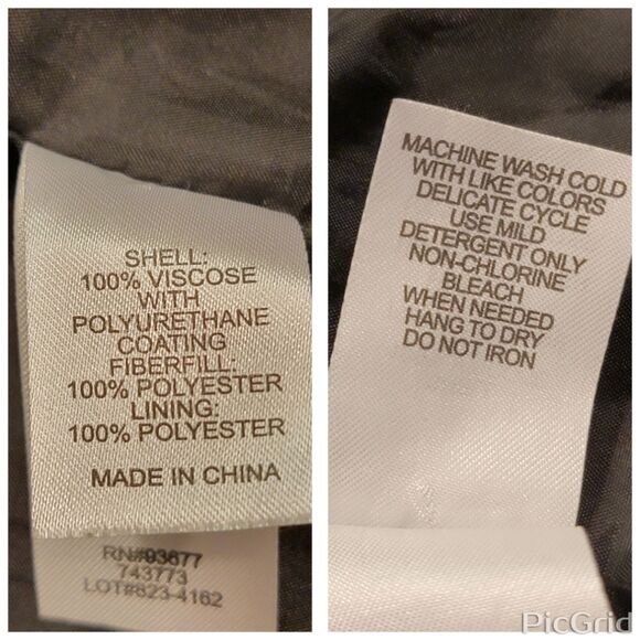 Bisou Bisou Black Quilted Cropped Faux Leather Jacket - Picture 12 of 16